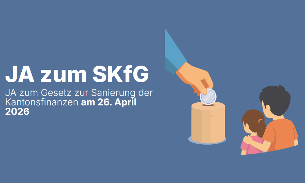 JA zum Gesetz zur Sanierung der Kantonsfinanzen am 26. April 2026. Luana Menoud-Baldi
